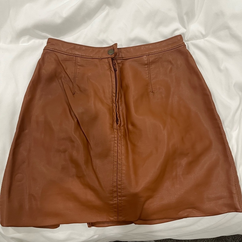 Free people leather skirt - Picture 2 of 3